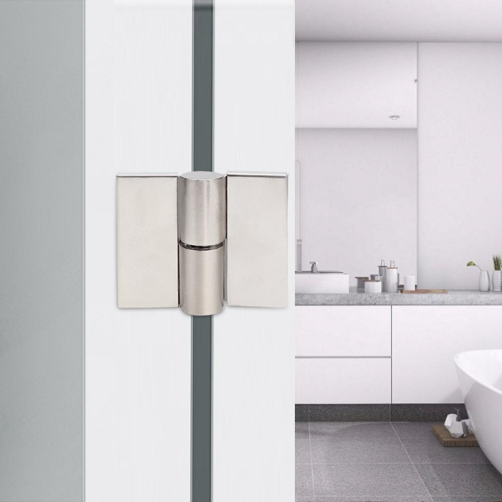 2Pcs Set Door Hinge Replacement Hardware Accessories for Bathroom Door Partition