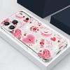 Love Heart Painted Print Silicone Phone Case For iPhone 17 Pro Max 16 15 14 Pro Max 13 12 Pro 11 Shockproof Soft TPU Clear Cover