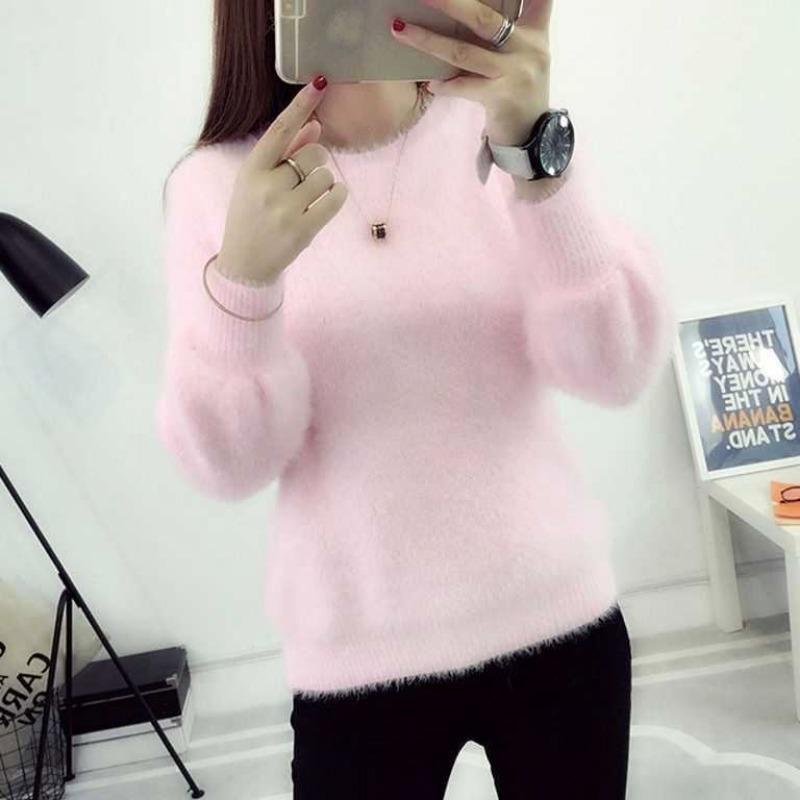 ★韓国人気★LOOKPLE★LOOK SEMI-OVER FIT MOHAIR SWEATSHIRT Hc65e641b6dc24cd7b905e624ef9ef