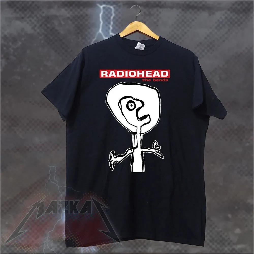 Unisex Short Sleeve Crew Neck Cotton T Shirt Radiohead The Bends XXL