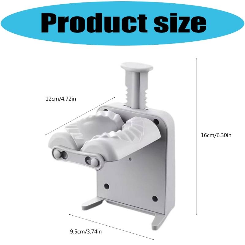 Multifunctional Kitchen Tool for Making Dumplings Spring Rolls and Other Pastries with Manual Press Design