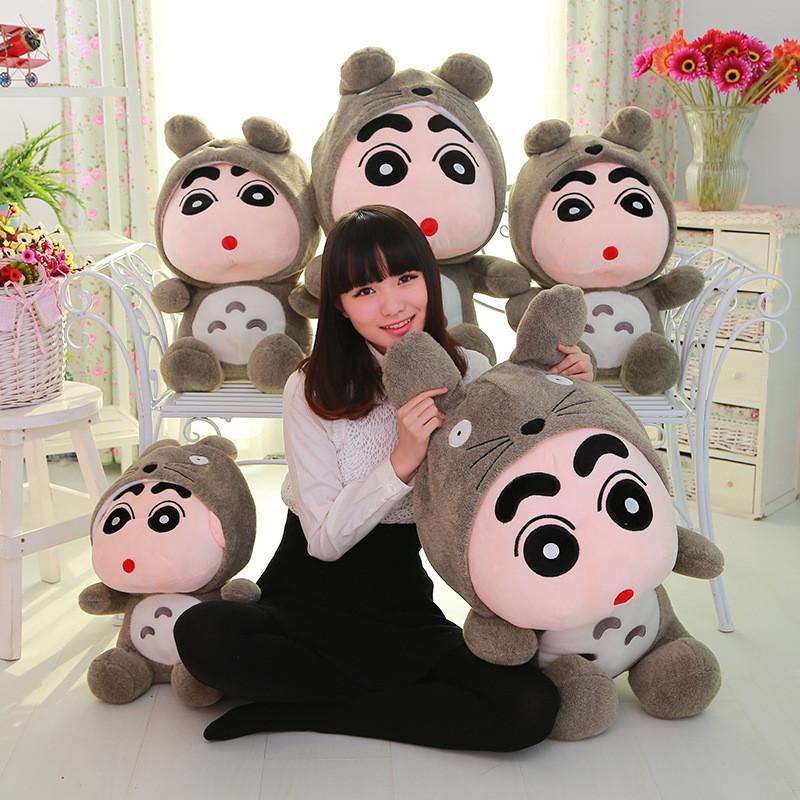 Chan Creyon Shin My Neighbor Totoro Stuffed Animal Cartoon Children Doll Gift