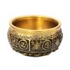 Creative Copper Ruyi Cornucopia Decoration, Home Living Room, Shop Opening for Buddha Supplies, Blessing Gift, Decor Bowl, 1Pc