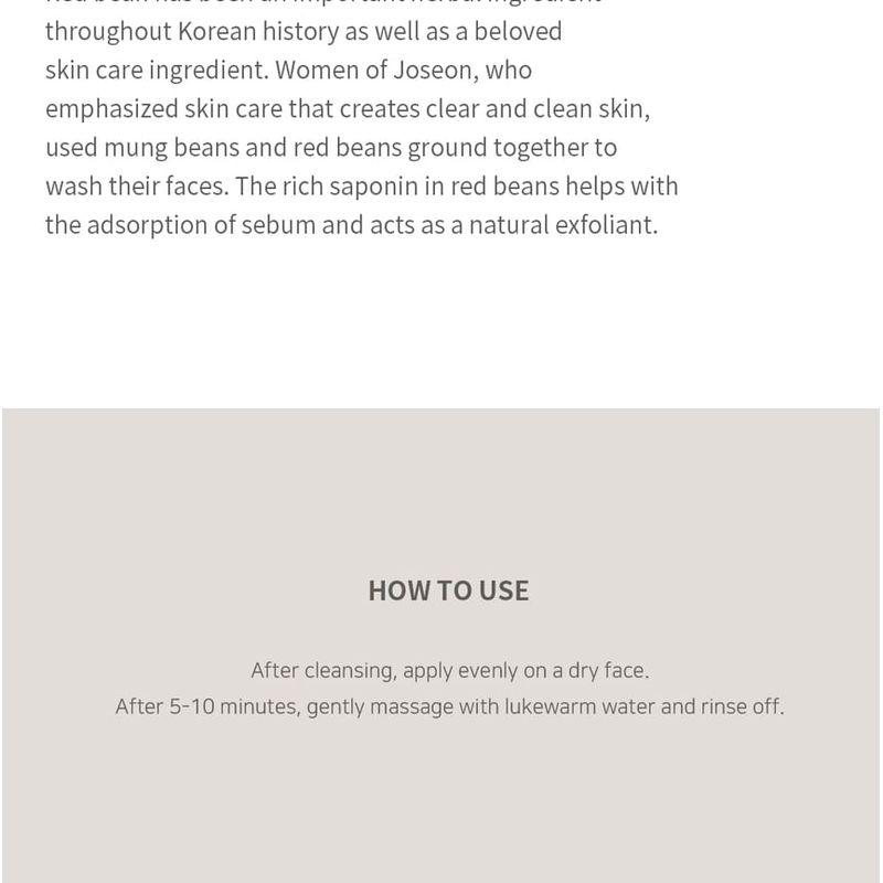 Beauty of Joseon - Red Bean Refreshing Pore Mask