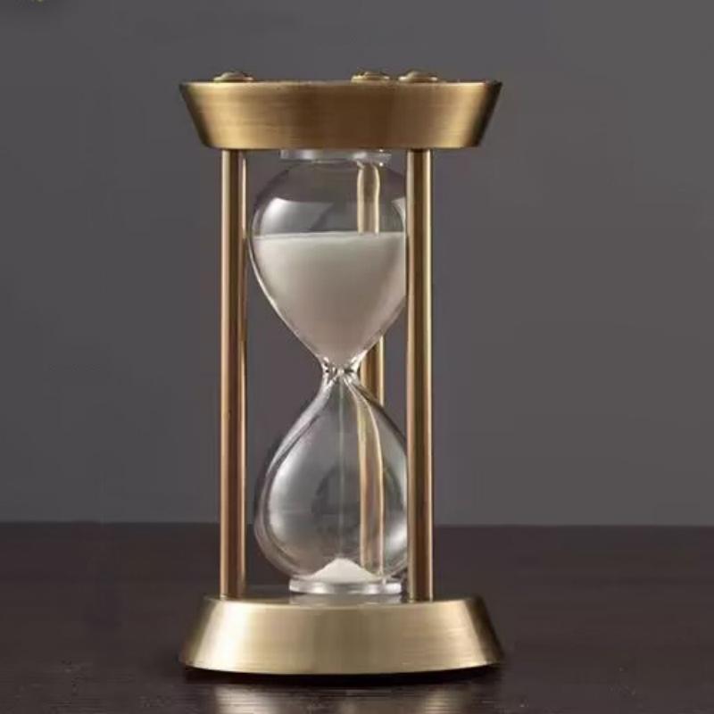 15 Minute Retro Metal Artizanal Clepsidră Pendul Aranjament Birou Acasă Ornament Cronometru Nisip Clepsidră Decorațiune