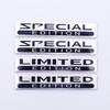 2pc Aluminum Special & Limited Edition Car Trunk Decal Sticker Badge Emblem For Motorcycle Decals Car Tuning Decoration