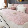 Irregular Shaped Sofa Cushion Four Seasons Universal Non-Slip Winter Short Plush Cushion Leather Sofa Cover Cloth Backrest Towel