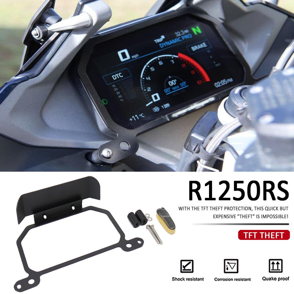 New Motorcycle Accessories TFT Screen Anti Theft Brace Meter Frame Cover Protector Protection Visor For BMW R 1250 RS R1250RS