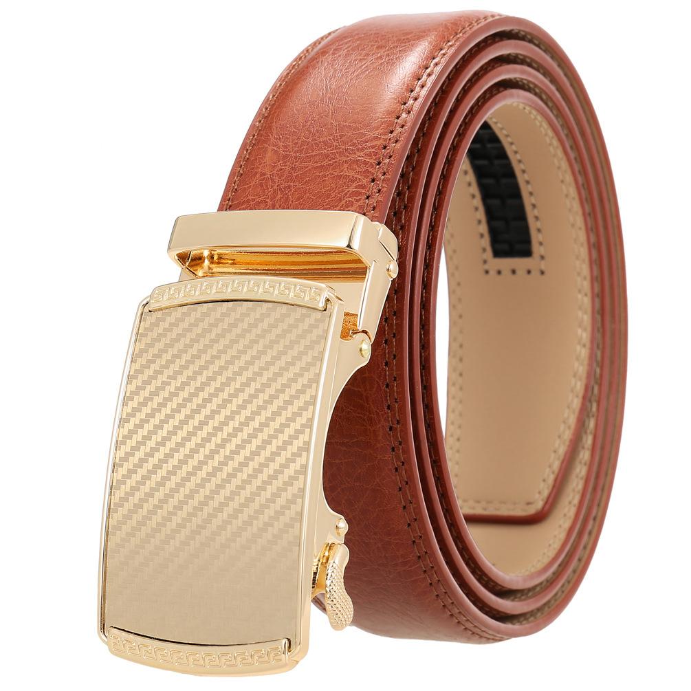 Fashion Casual Business Belt, Two-Layer Automatic Buckle Belt, Belt Belt Ly36-0191-2