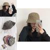 Trendy Retro Washed Denim Fisherman Hat For Women Sun Protection And Age Reduction