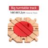 Eight-Way Turntable Track Accessories Wooden Train Childrens Track Toys Plastic Compatible Wooden Boy Toys Gifts X7