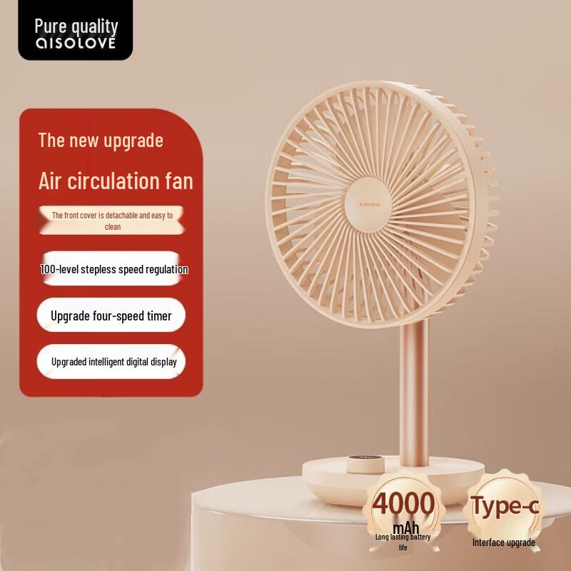 AISOLOVE F21 Portable Oscillating Desktop Fan