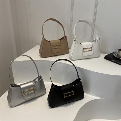 Casual and Fashionable Small Square Bag Trendy Summer Personality Underarm Hand Holding One Shoulder New Simple Crescent Bag