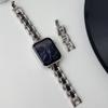 Slim Metal Watch Straps for Apple Watch Band 38 40 41 42 44 45 46 49mm Dressy Slim Wristband Strap for iWatch S11 10 9 8 7 6 5 4