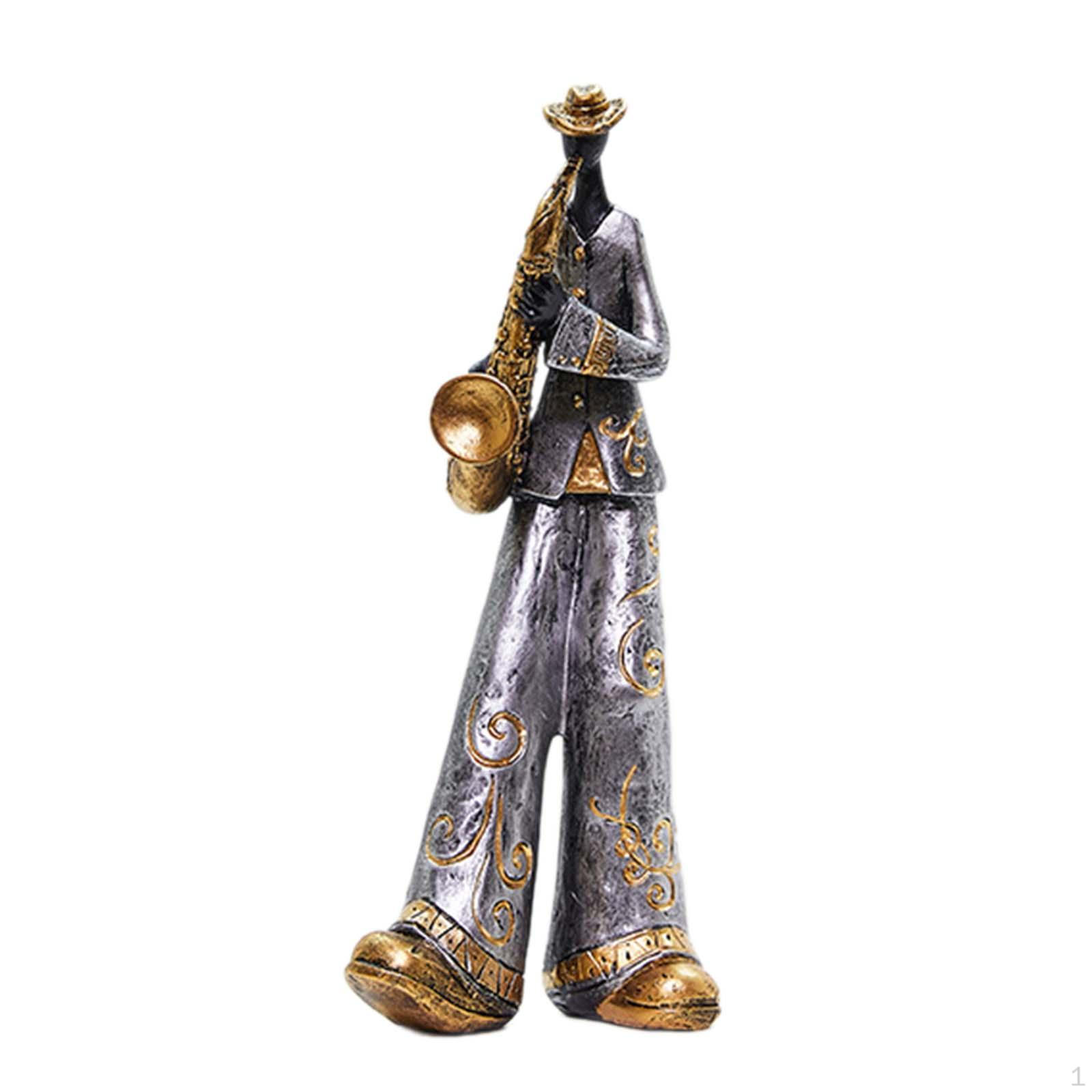 

Элегантная фигурка музыканта для домашнего декора Saxophone 11x20x28cm