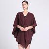 European & American Autumn/Winter Fashion Shawl Cape: Plus Size Knitted Cardigan Cloak for Women