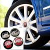 4pcs 60mm Fiat Wheel Center Hub Caps badge-Dustproof Covers for Fiat 500 124 125 Punto Bravo Stilo Panda Abarth-Rim Emblems