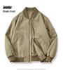 Men's Cotton Flight Jacket - Casual Air Force Baseball Collar Outerwear