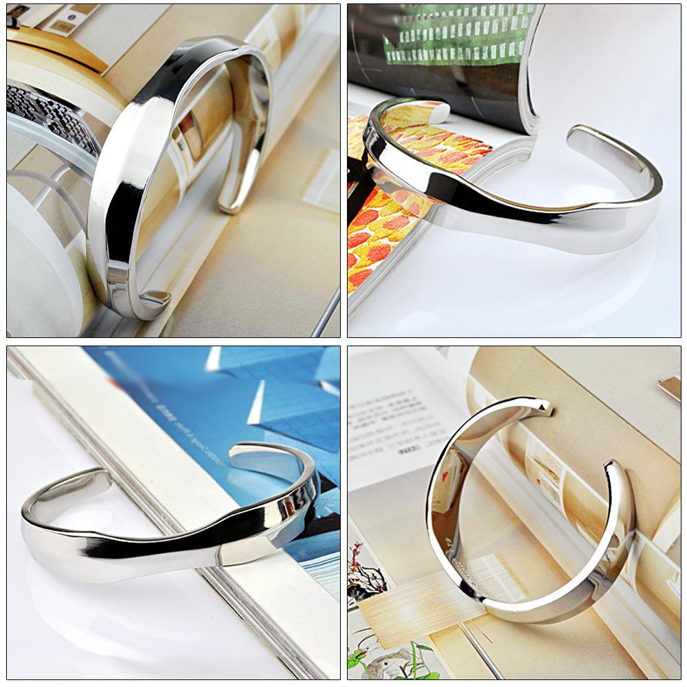 Simple Bracelet Electric Women'S Platinum Plated Opening Adjustable Bracelet Temperament Versatile Jewelry