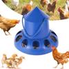 Food Dispenser Automatic Chicken Feeder 11 Holes Trough Shape Pigeon Feeder Plastic Bird Feeding Bucket Chicken