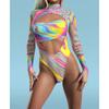 3D Digitaldruck Badeanzug Erwachsene Frauen Halloween Events Bikini Schwimmen Karneval Themenparty Cosplay Bademode Body