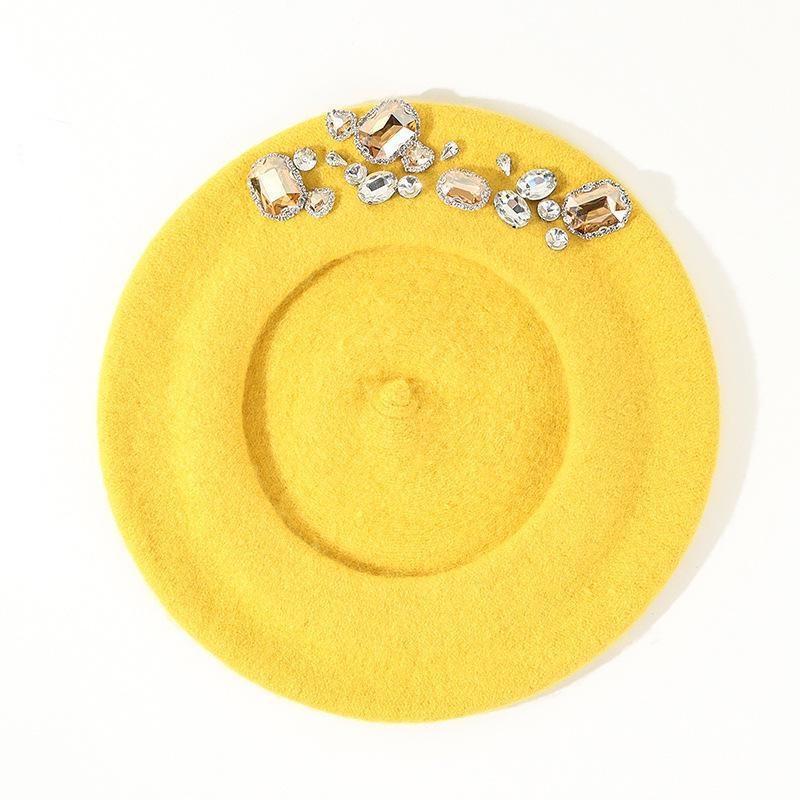 Berretto autunnale e invernale  cappello caldo in lana  Donna  Femminile Caldo Versatile cappello a zucca