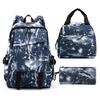 Primary And Secondary School Students Oxford Cloth School Bag Set Backpack + Lunch Bag + Pencil Case