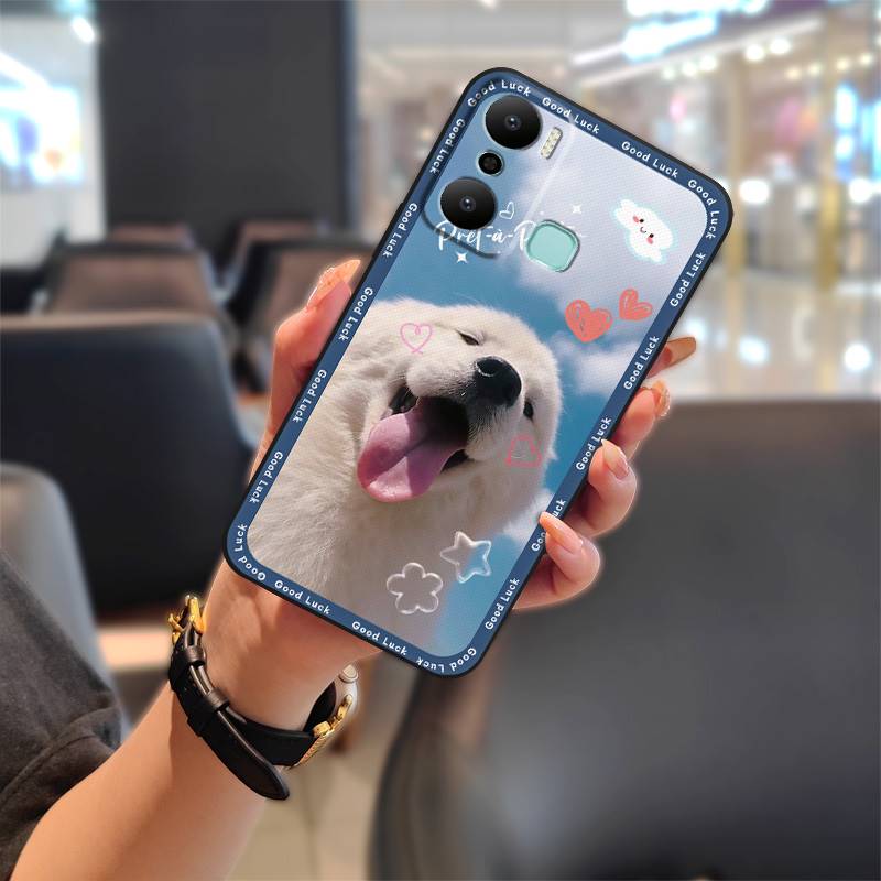Back Cover Full wrap Phone Case For infinix X6825/Hot20 Play Cute Anti-knock Durable Graffiti Cartoon Protective TPU