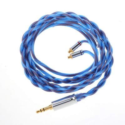 LINSOUL Euphrosyne Litz6-typ silverpläterad kabel Använder plugg och 2-pins insättningsdesign Flätad med och silverpläterad OCC-kabel Kompatibel med