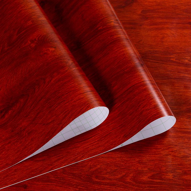 Thick Wood Grain Self-Adhesive Waterproof Wallpaper for Doors & Furniture Renovation