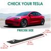 4PCS Door Handle Cover Compatible with Tesla Model 3 (-2025) Highland Model Y (-2026) Juniper Real Carbon Fiber 3D Sticker Wrap Covers Exterior Trim