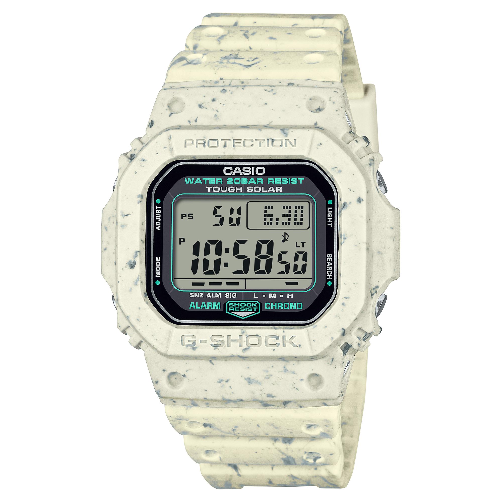 Casio G-SHOCK Men s Resin 200M Water Resistant Shock Resistant Alarm Quartz Watch G-5600BG-5