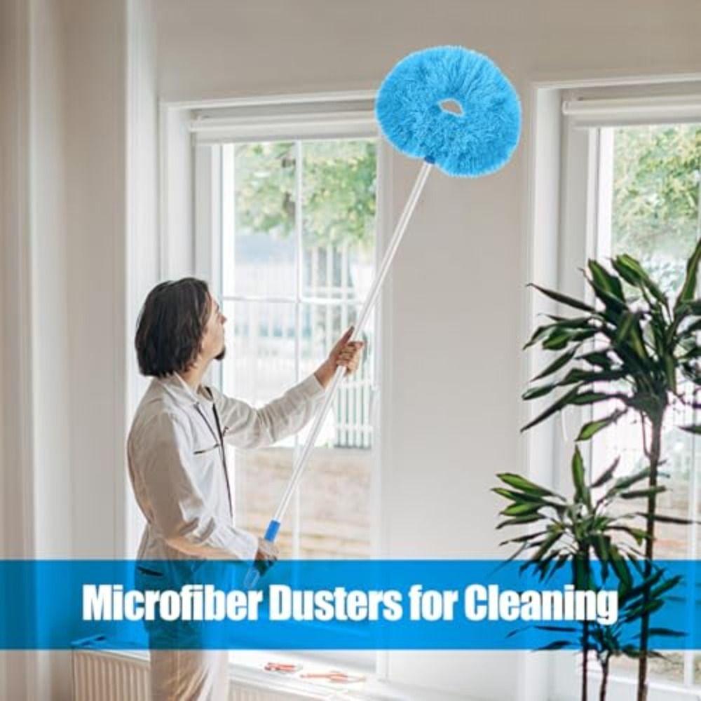 Multifunctional Ceiling Fan Cleaner Duster with Extension Pole Ceiling Duster for Home