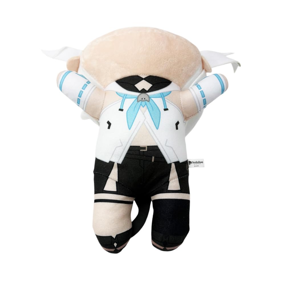 Hololive Production Liegende Plüschfigur Shirakami Fubuki Offizielles Merchandise 26cm - - - Ca.