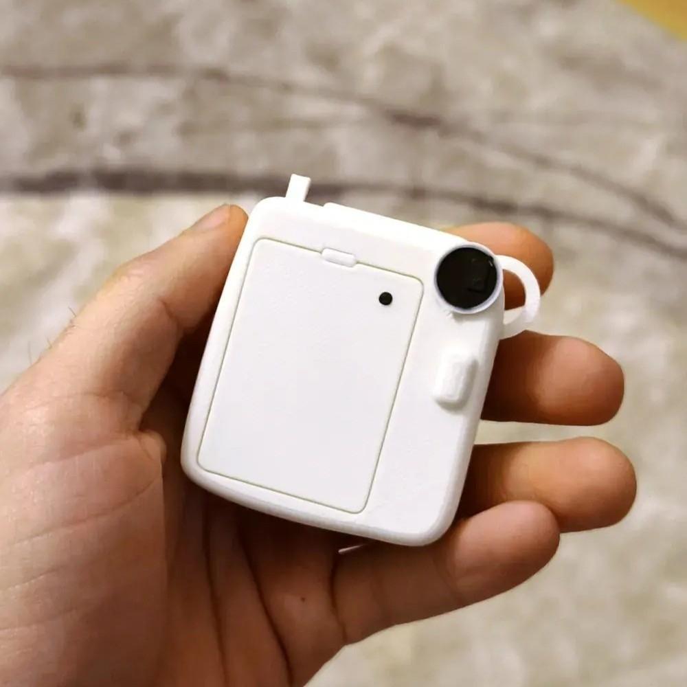 Mini Camera Photo Holder Keychain 1 Inch Picture Display Decorative Camera Keyring Collection Keepsake Gift