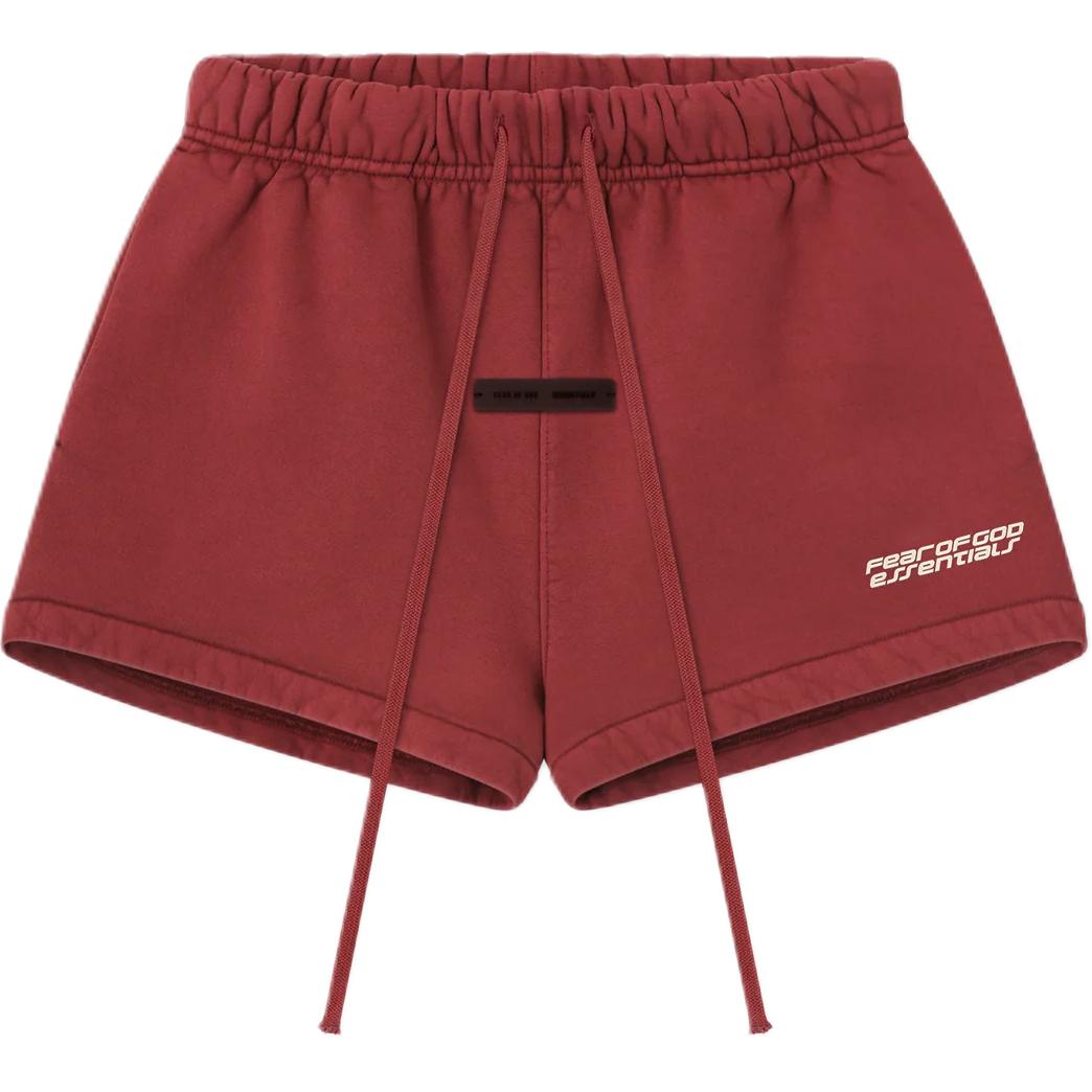 Fear of God Essentials Running Short Crimson Women Bottoms Red 160HO255361FW XL