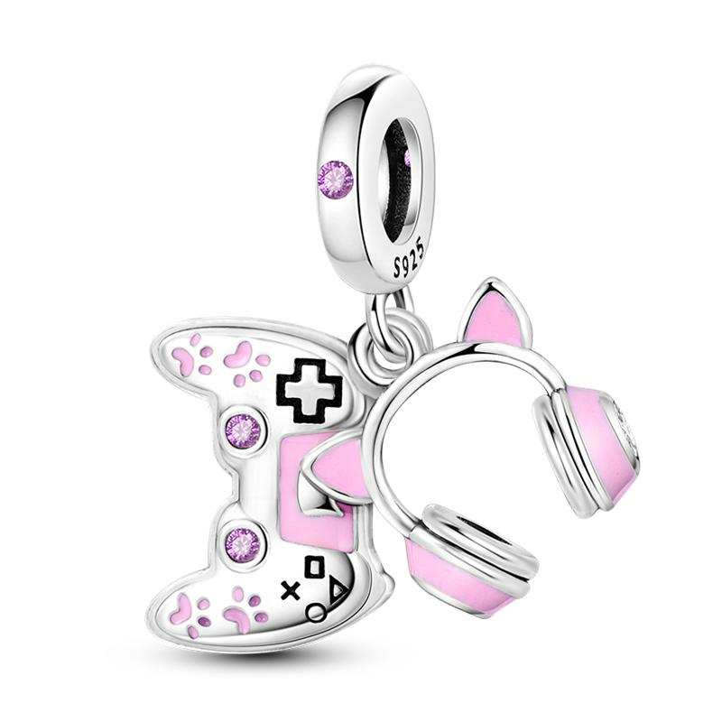 Piano Harp Violin Mike Headset Notescopper Music Series Charms Beads Fit Pan Original Bracelets Diy Fine Jewelry Gifts