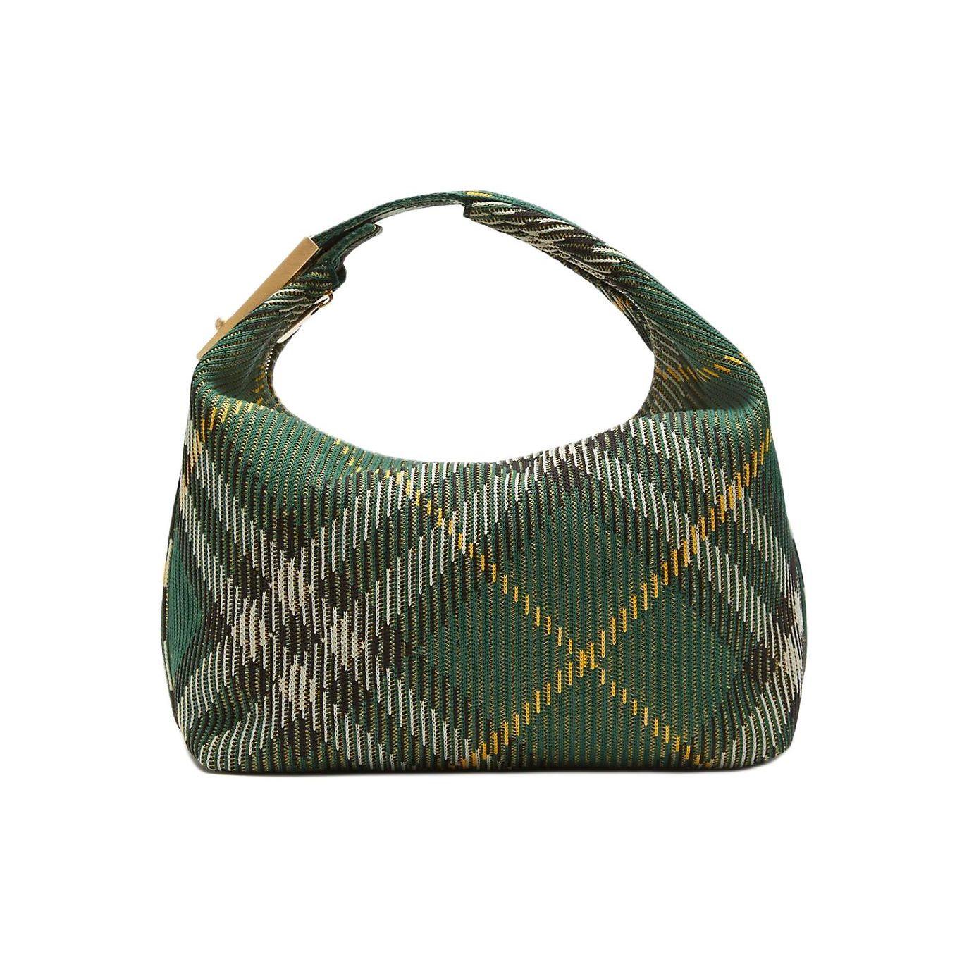 

Burberry Peg Letter Logo Zipper Plaid Design Nylon Tote Bag Medium Women Tote Bag Ivy-Green 80820471 Basic Set (Bag+Dust Bag)