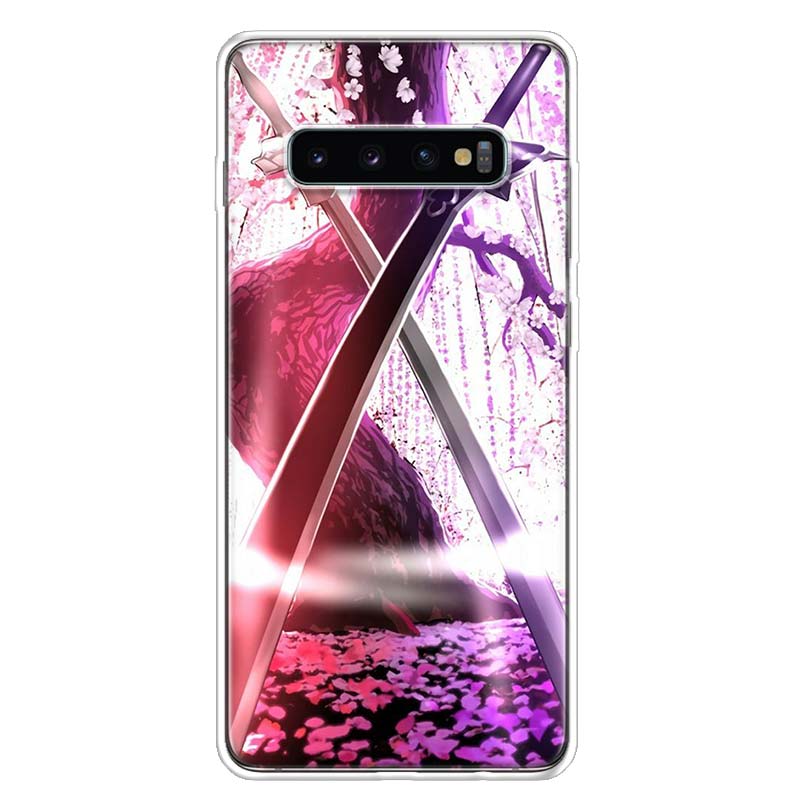 Sword Art Online kirito and asuna For Samsung Galaxy S25 S24 S23 S22 Ultra Phone Case S21 Plus S20 FE S10 + S25Edge Fundas Cover