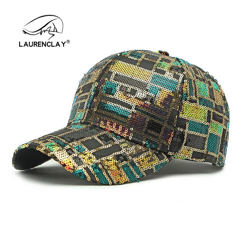 

Fashion full sequined baseball cap children spring and summer outdoor sunscreen visor show atmosphere hard top cap Adjustable чёрный
