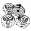 4pcs/set Universal 60mm RUSSIAN National Emblem Car Wheel Center Cap Hub Covers Badge For Toyota Changan Ford Mazda KIA