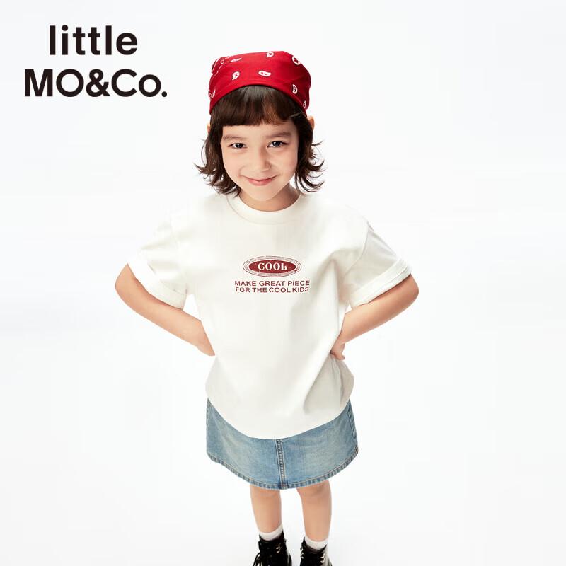 Little MO&Co. Kids Pure Cotton 5A Antibacterial Short Sleeve T-Shirt 150