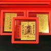 20Pcs Blessing Good Luck Good Luck Stickers Good Wish Feng Shui God Of Wealth Sticker Business Fortuna Treasure Little Gold Card
