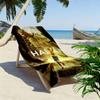 Football star Print Beach Towel, Large Soft Quick Dry Towel for Beach Camping Swimming