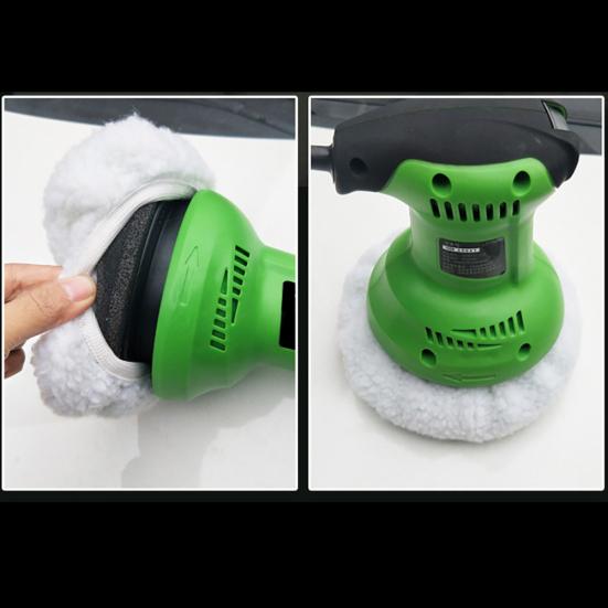 2 Pcs Cashmere Polishing Bonnet Buffer Microfiber Car