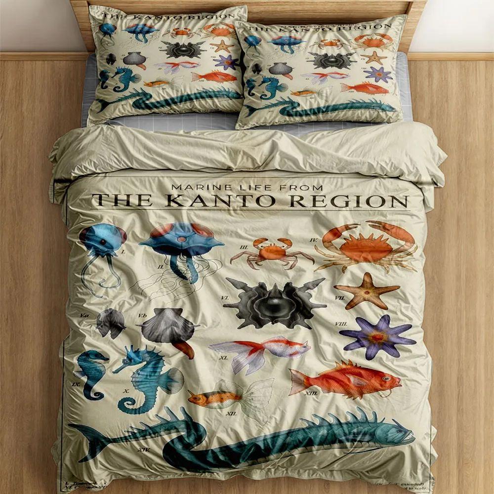 Octo Agents Duvet Cover Set Without Sheet King Queen Double Full Twin Single Size Bed Linen Set