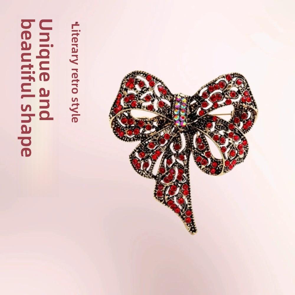 Diamond Butterfly Versatile Simple Brooch Flower Anti-light Pin Clothing Accessories Corsage