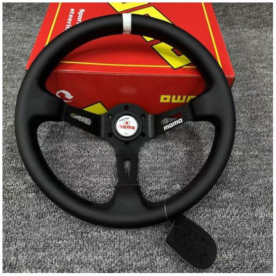 MOMO Car Steering Wheel 13 Inch (330mm) Competition Renovated Steering Wheel White