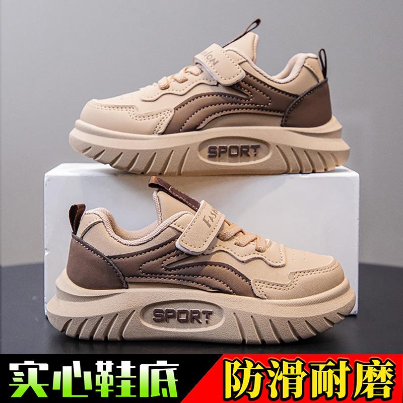 Men's and women's sports shoes spring and autumn new baby casual classmates versatile soft-soled boys running shoes