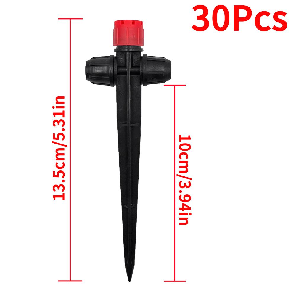 10/30Pcs Garden Sprinkler Dripper, 8-Hole All Round Scattering Watering Spikes for Plant Irrigation Supplies